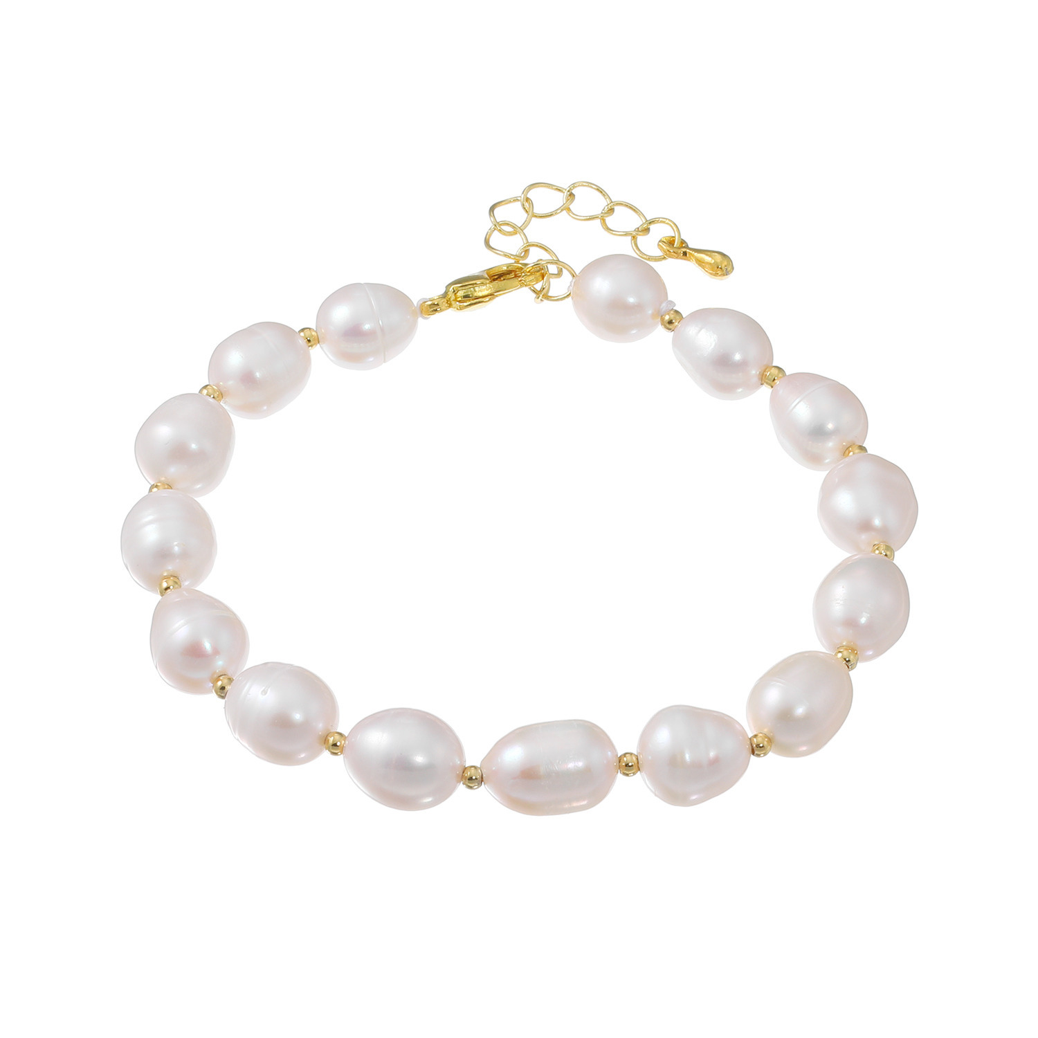 ペレフェリーク 淡水パール メタルアクセント スペシャル ブレスレット