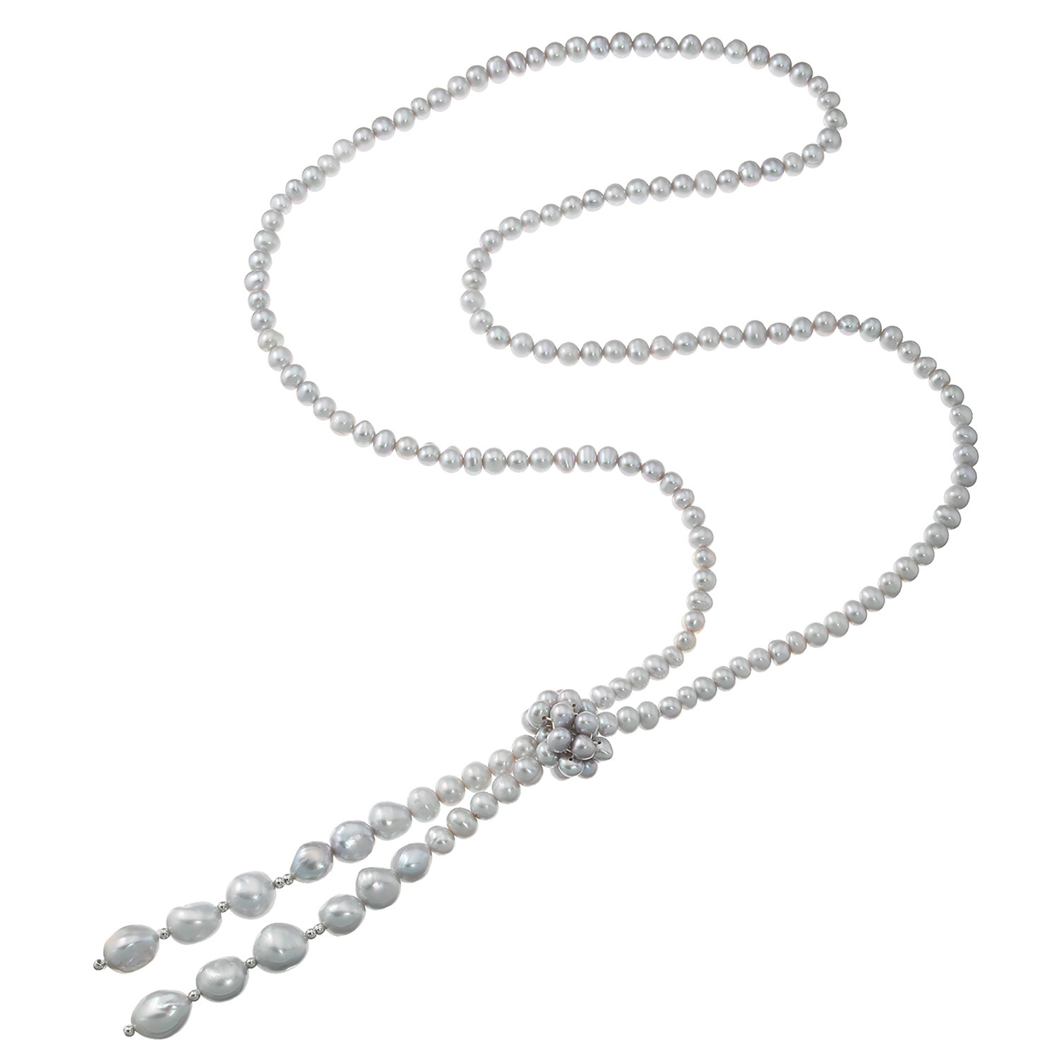 ペレフェリーク 淡水パール アレンジが楽しめる ロングラリエット