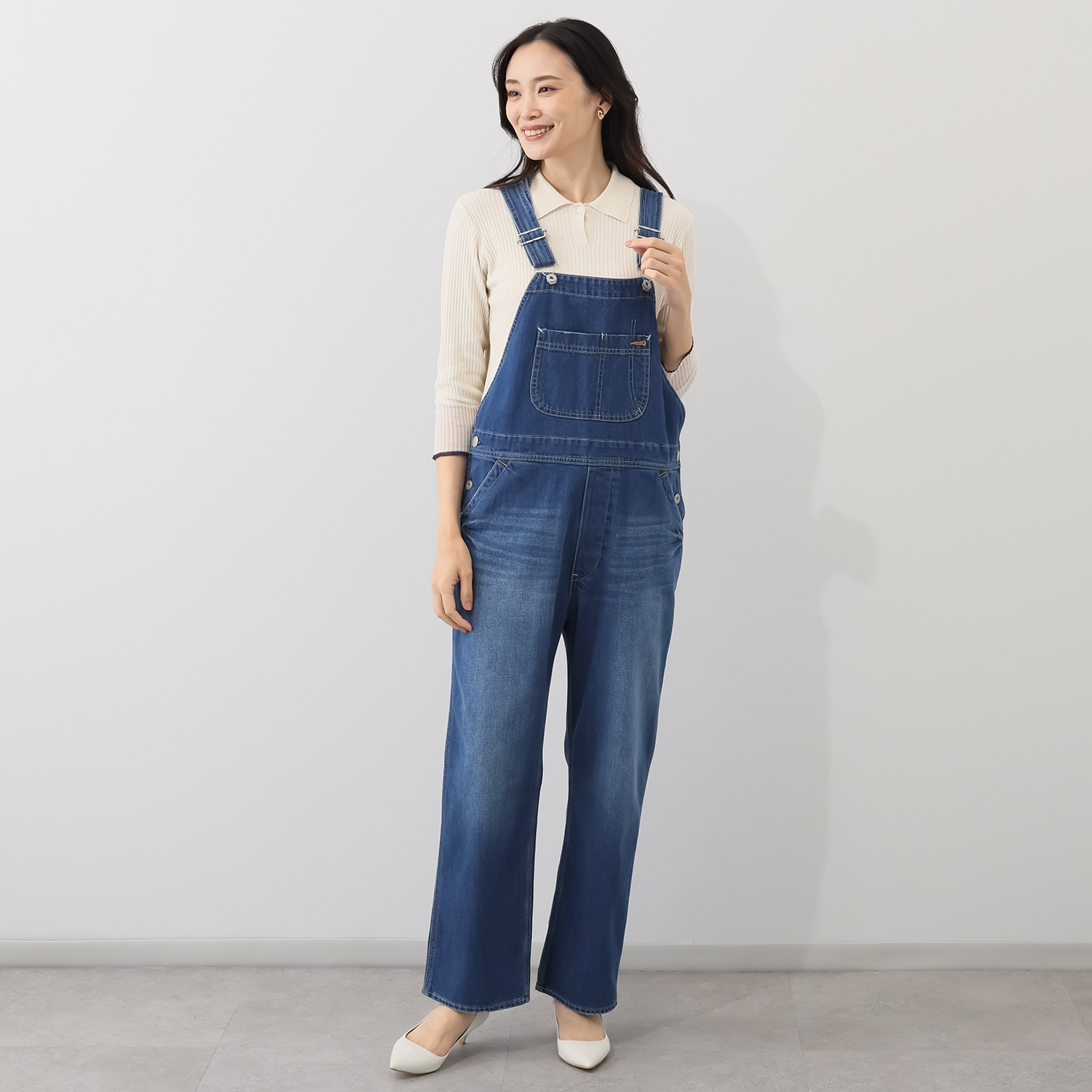 シュガーデプト 綿１００％ ヴィンテージ風 オーバーオール