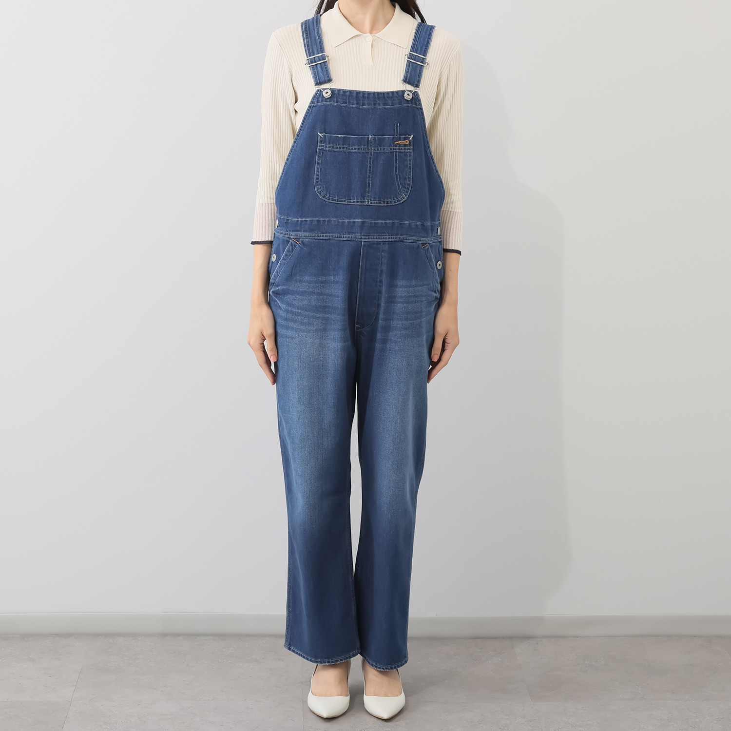 シュガーデプト 綿１００％ ヴィンテージ風 オーバーオール