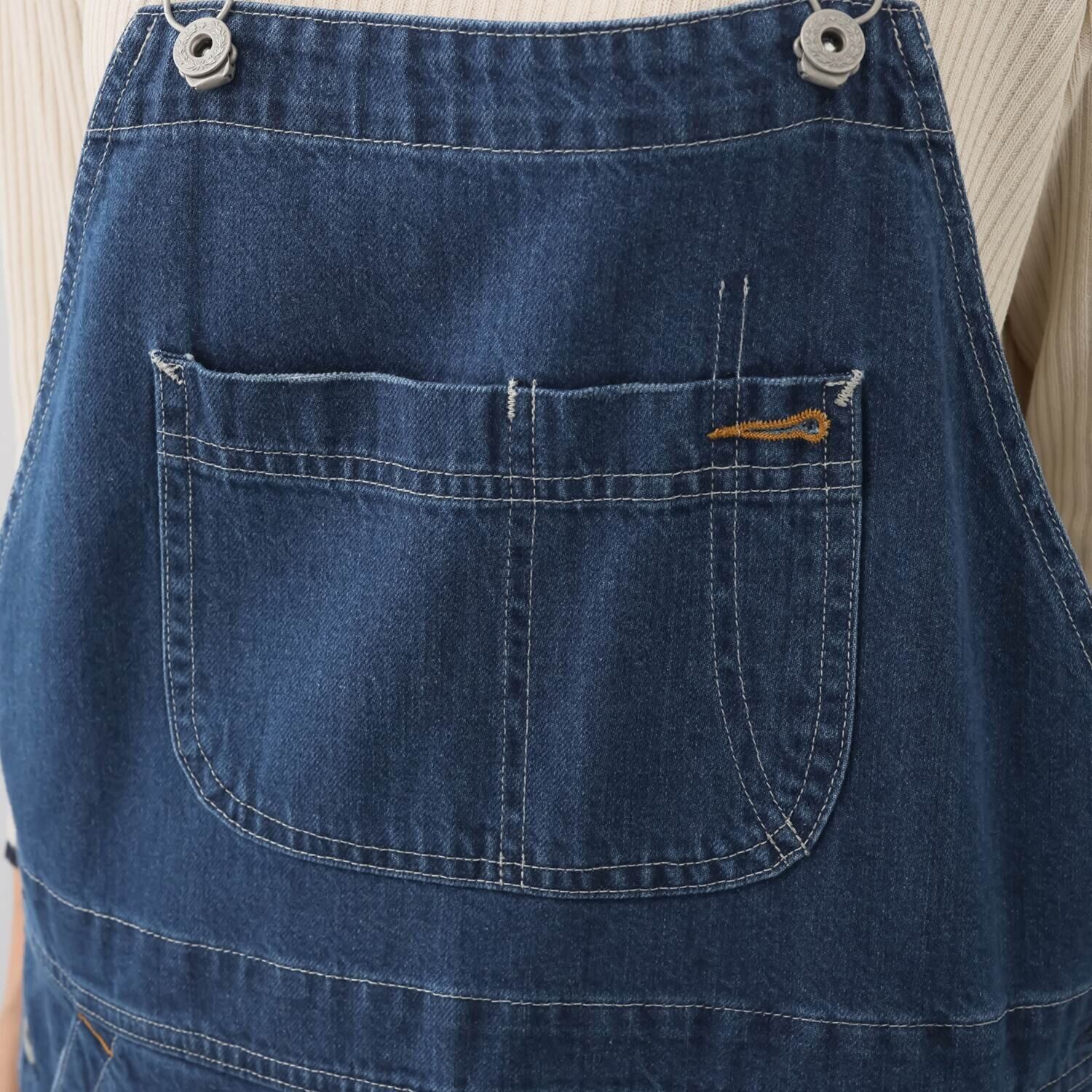 シュガーデプト 綿１００％ ヴィンテージ風 オーバーオール