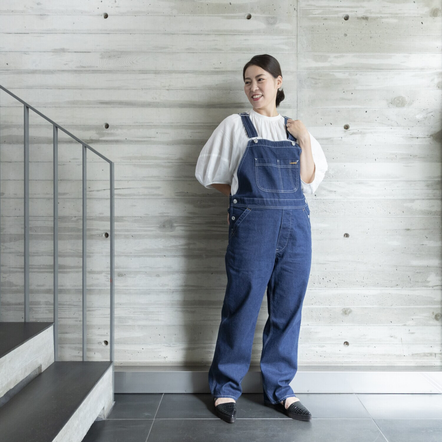 シュガーデプト 綿１００％ ヴィンテージ風 オーバーオール