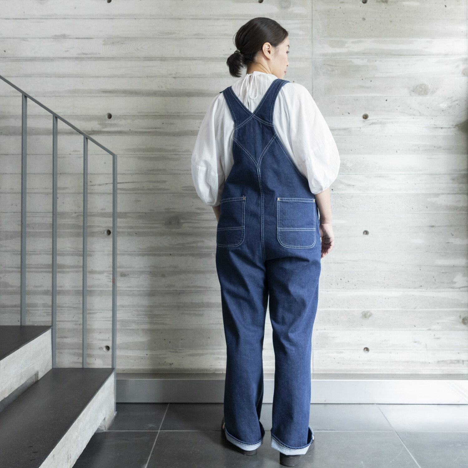 シュガーデプト 綿１００％ ヴィンテージ風 オーバーオール