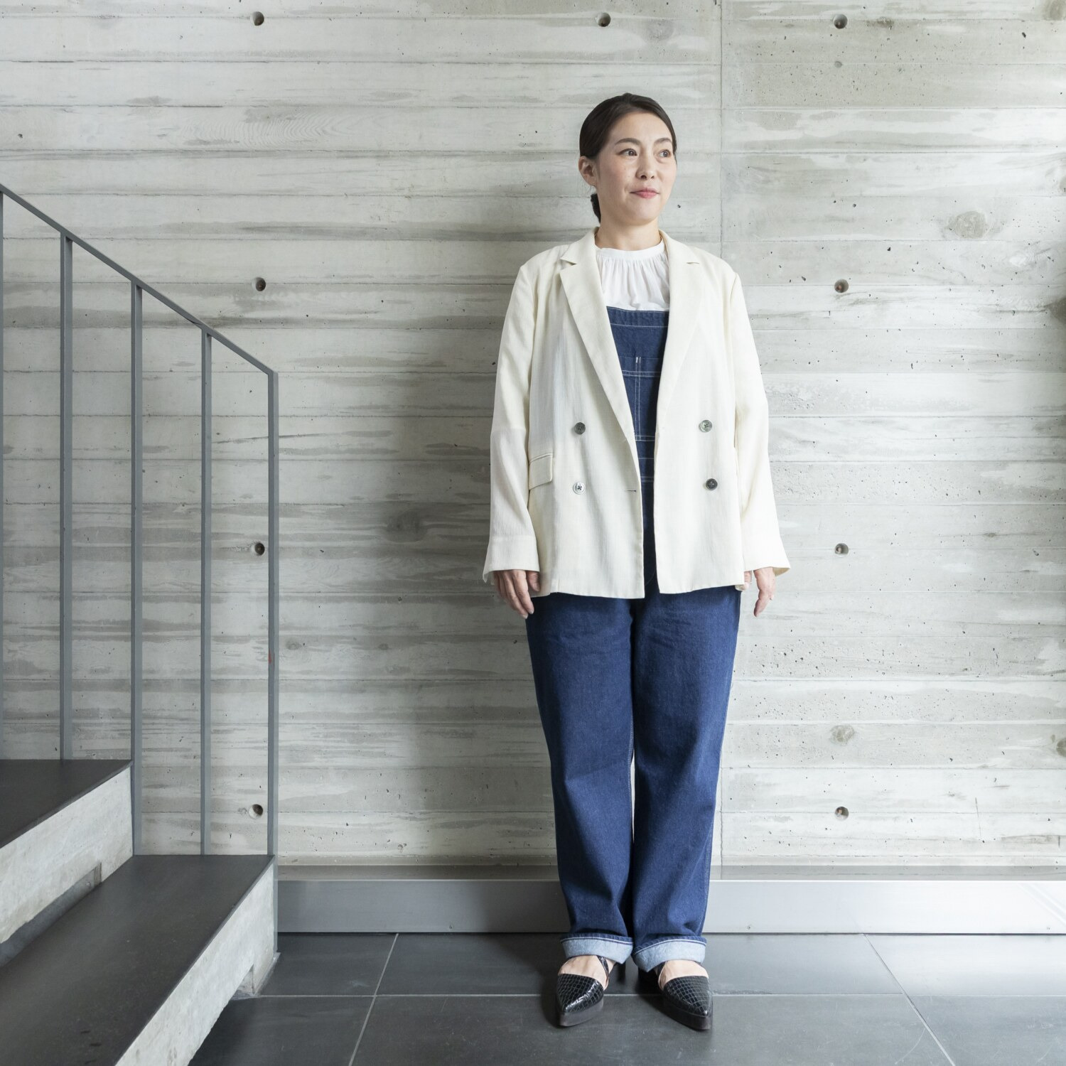 シュガーデプト 綿１００％ ヴィンテージ風 オーバーオール