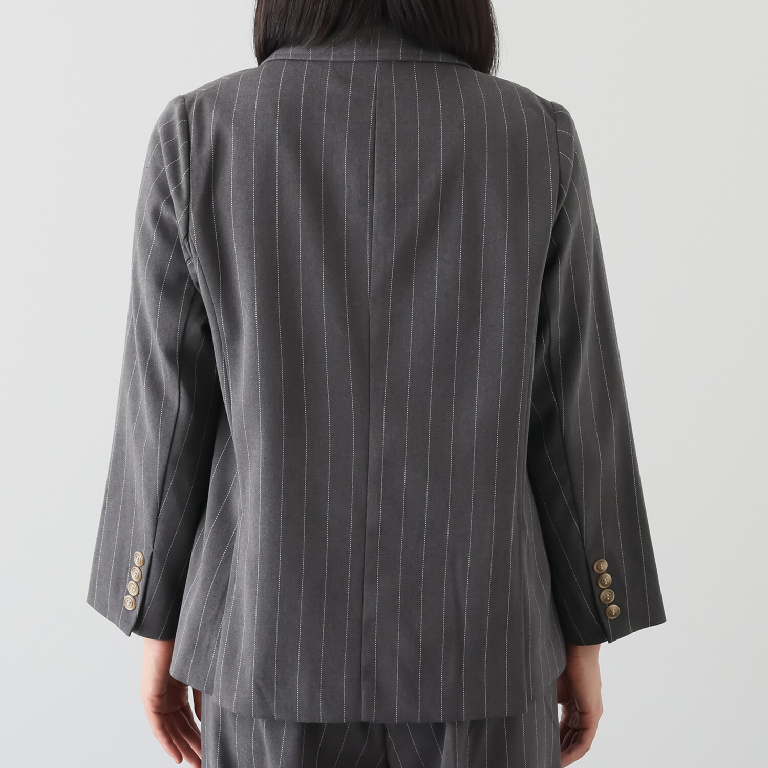 エムジェイアール　バイ マチコ　ジント　ロンドン オリジナルパターン ブリティッシュテイスト ダブルジャケット