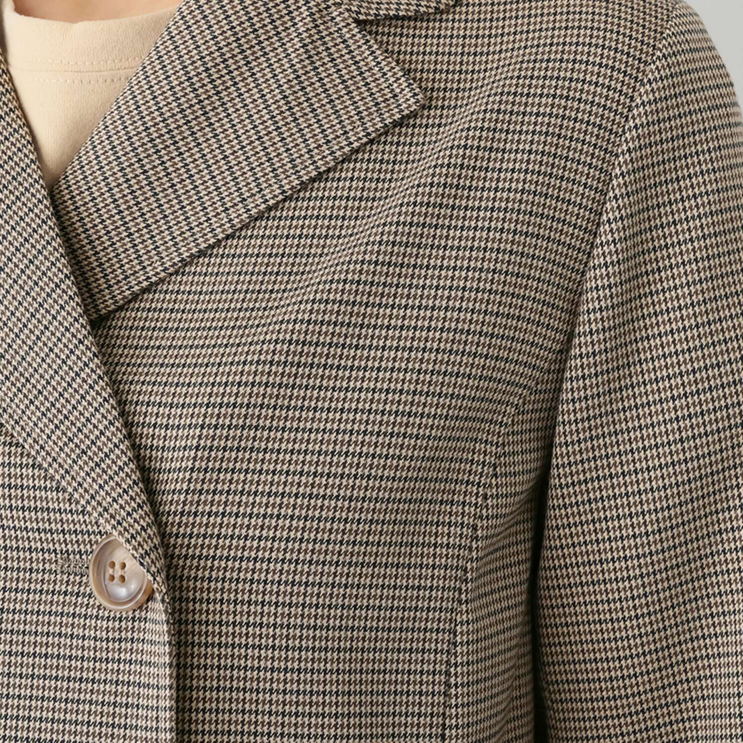 エムジェイアール　バイ マチコ　ジント　ロンドン オリジナルパターン ブリティッシュテイスト ダブルジャケット