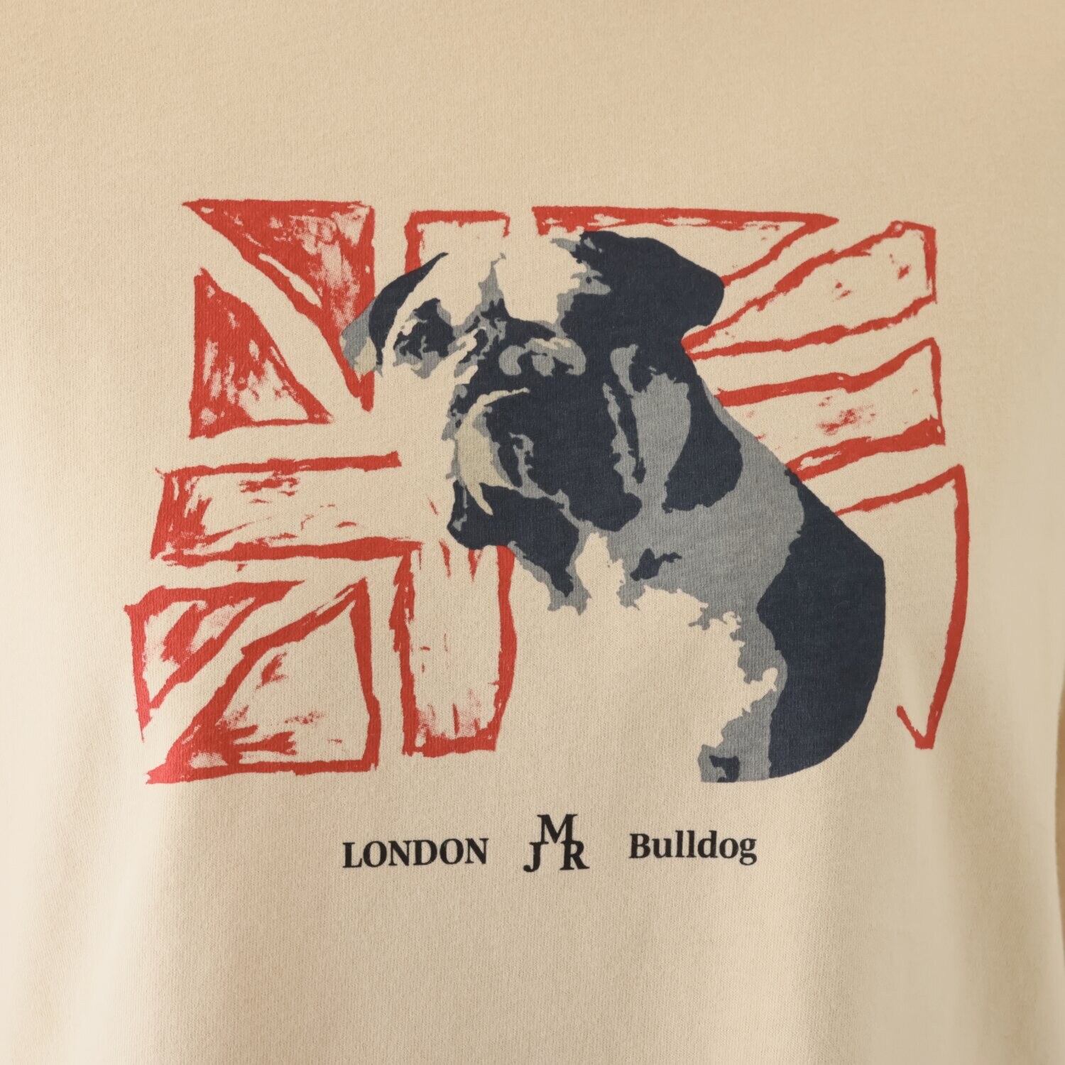 エムジェイアール　バイ マチコ　ジント　ロンドン オリジナルグラフィック ユニオンジャックデザイン プリントプルオーバー