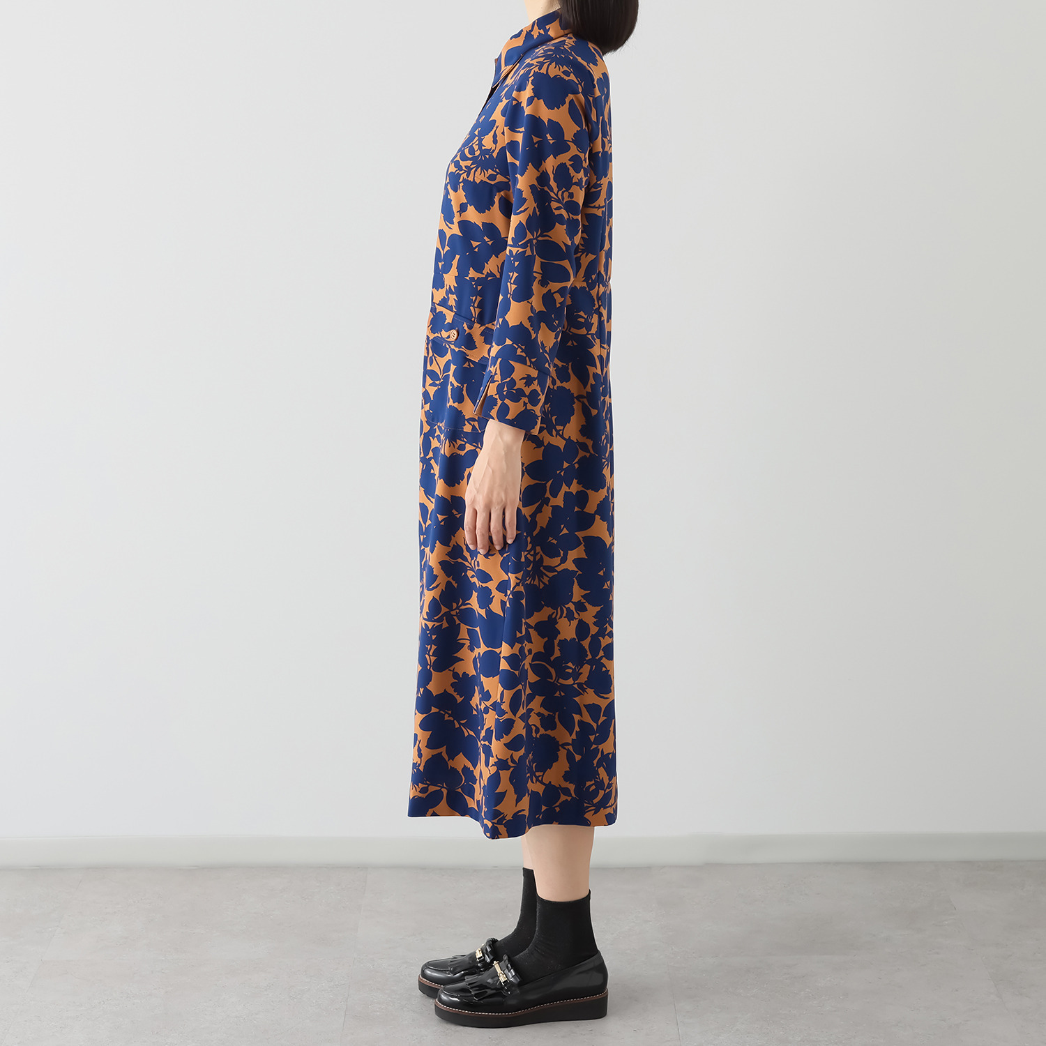 エムジェイアール　バイ マチコ　ジント　ロンドン フロントオープン ロングワンピース