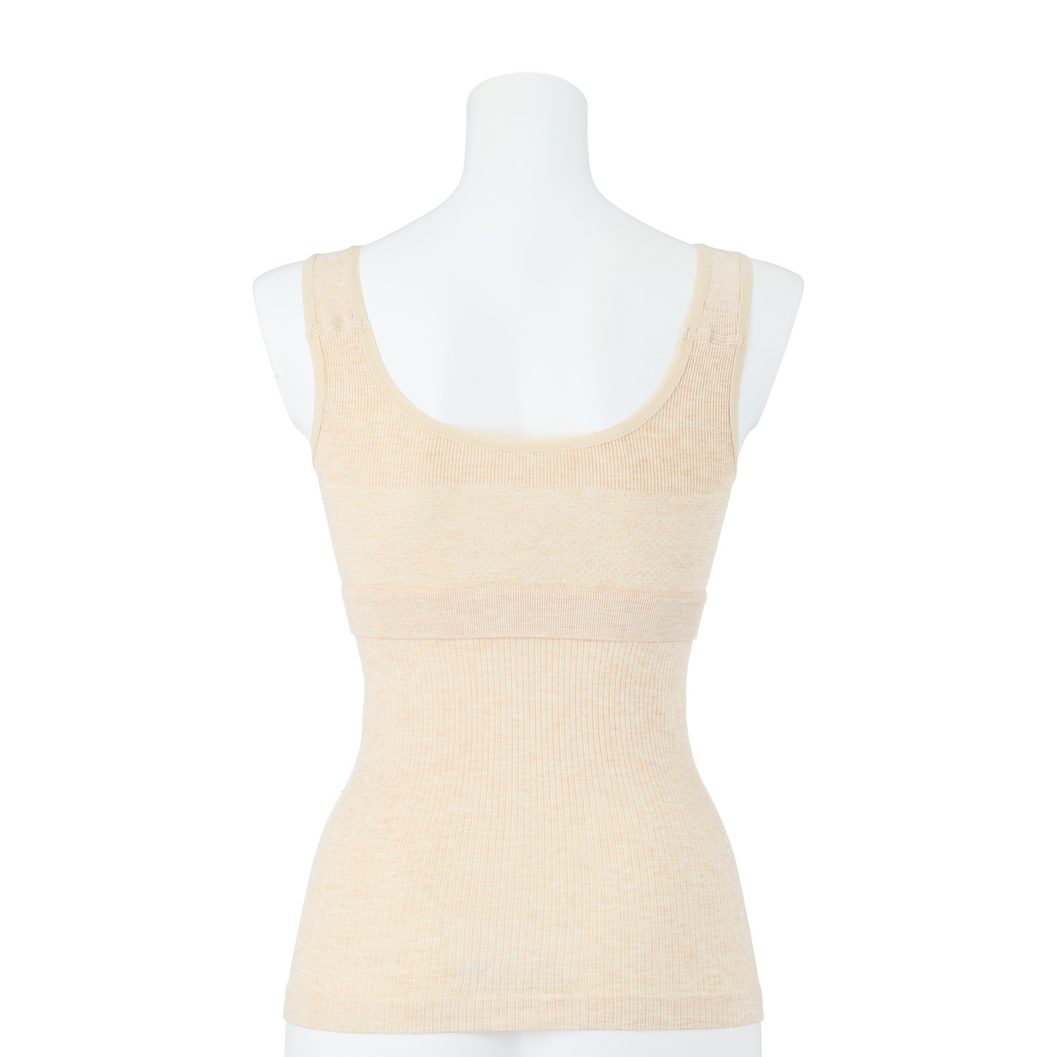 女の欲望 超ラクなのに超アガる！ レーヨン高混率 しっとりさらさら 神の手ブラタンクトップ ２枚組