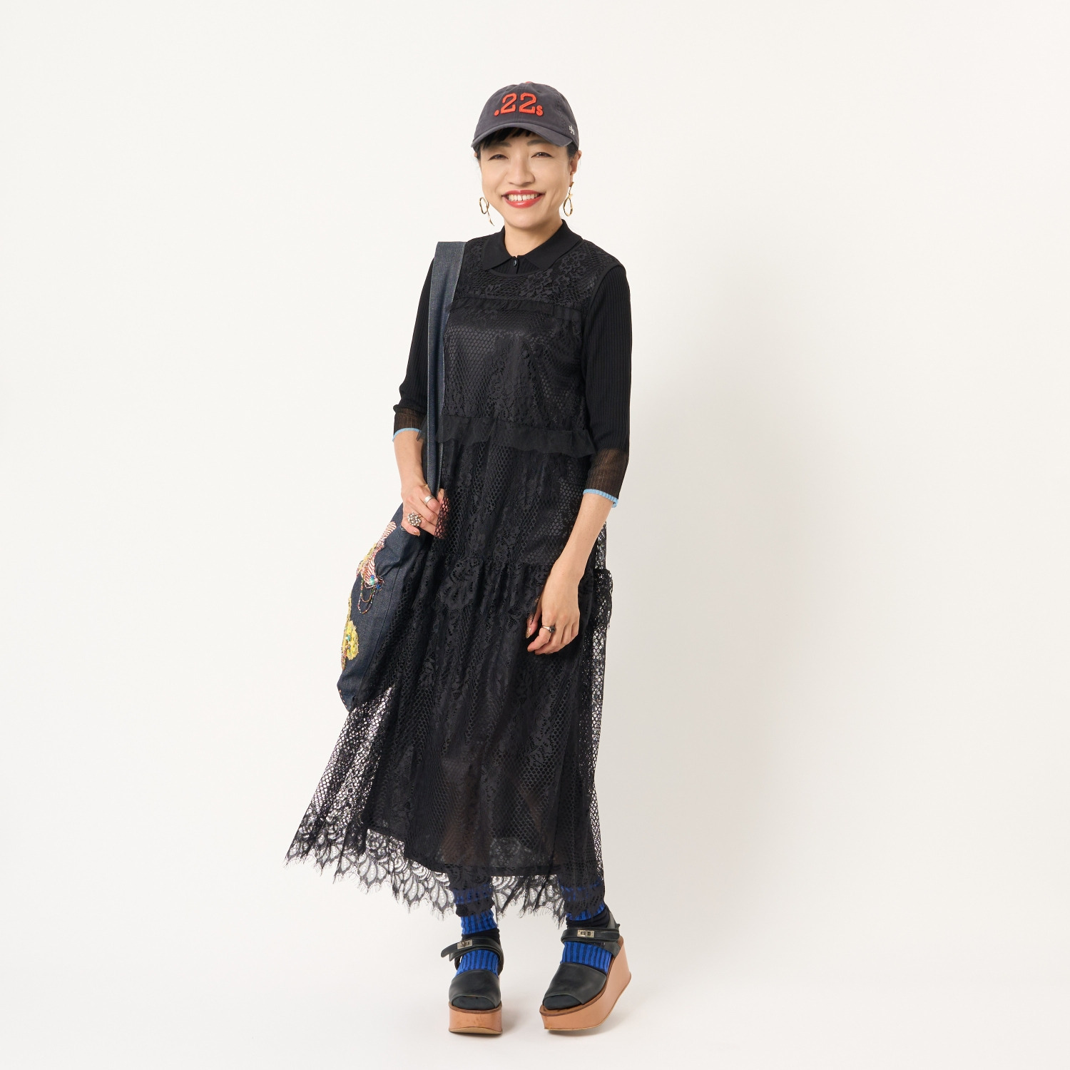 ミューリエ “女っポロ”で スマートきれい 袖口コンビ ポロシャツ風 ニットプルオーバー