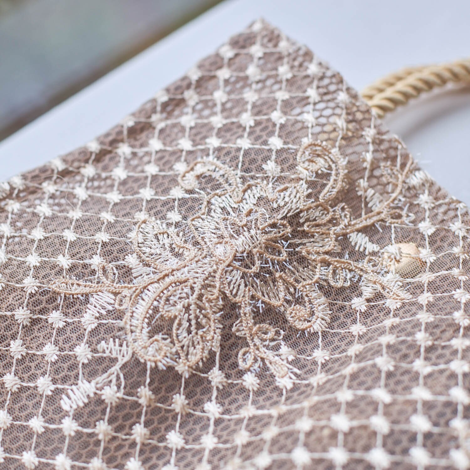 ドルチェドンナ シャイニーレースバッグ 大小２個セット