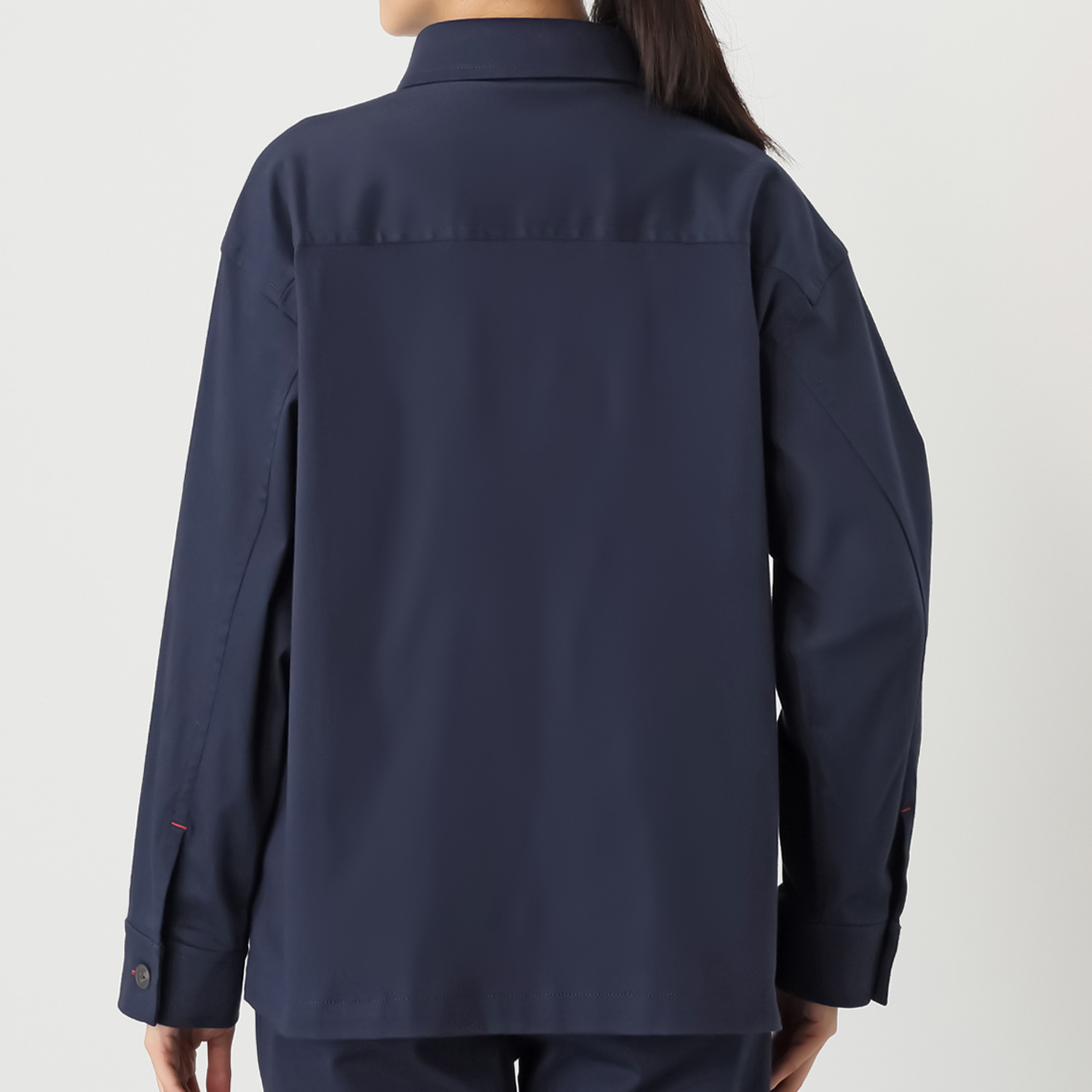 ヴィ・ドゥース コットン混ツイル微起毛 フレンチカジュアル ワークジャケット