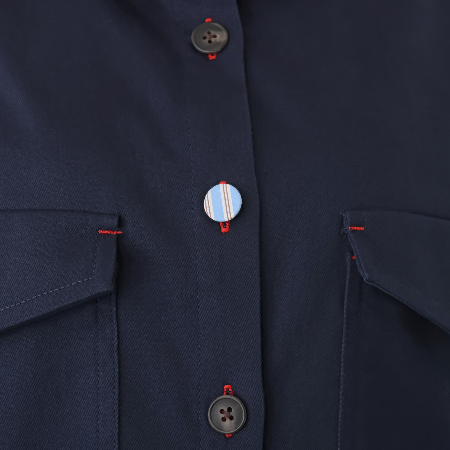 ヴィ・ドゥース コットン混ツイル微起毛 フレンチカジュアル ワークジャケット