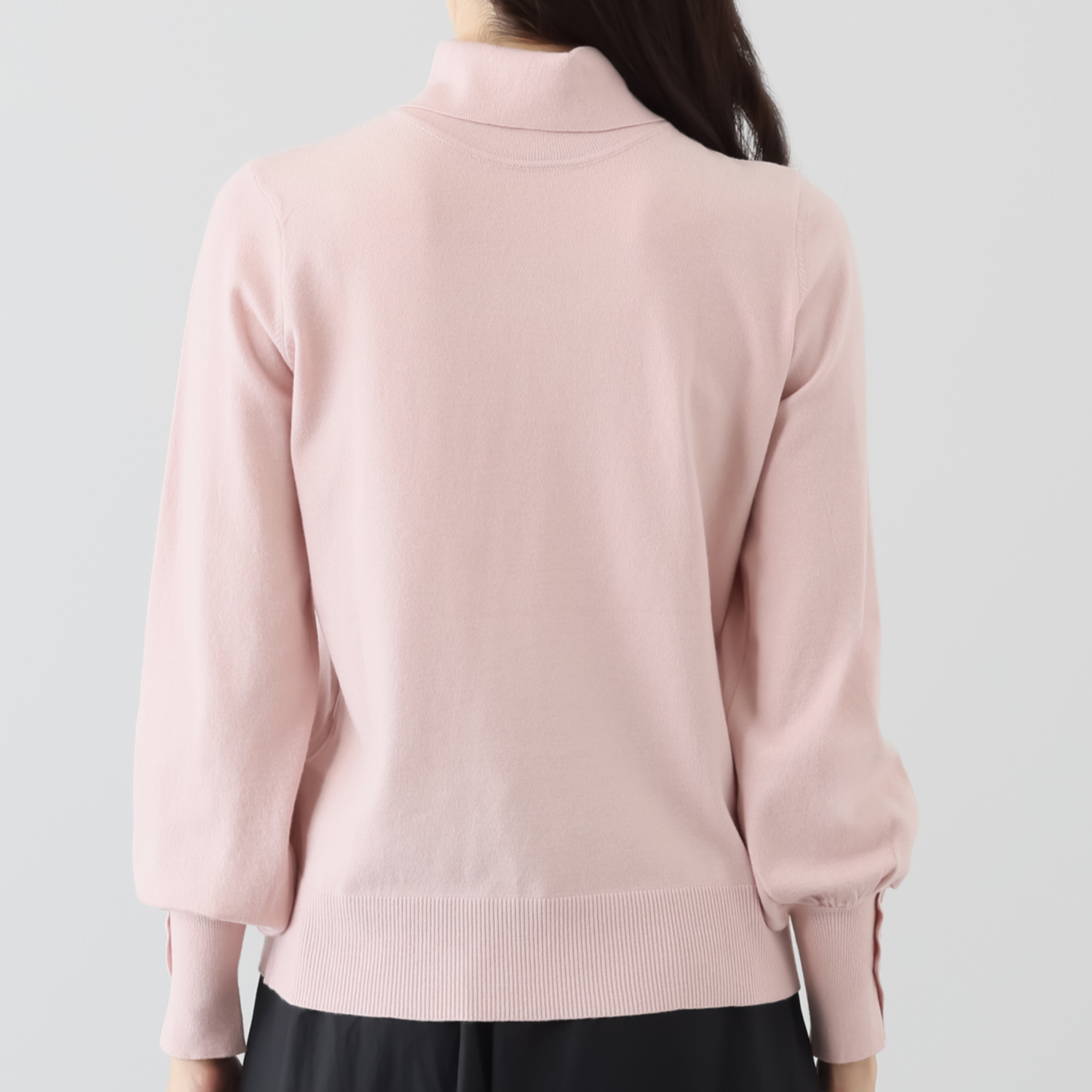 オ・ラバン 吸湿発熱 とろけるムースな肌触り 着回し抜群 ２ウェイ ニットプルオーバー