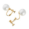 日本製コットンパール 大玉スタッド イヤリング／ピアス