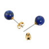 幸石堂 幸運祈願 青守珠（せいしゅだま） ラピスラズリ イヤリング／ピアス