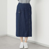 オンザビーバイサマーミー カジュアルをシックに装う Ｉライン デザインロングスカート