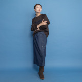 オンザビーバイサマーミー カジュアルをシックに装う Ｉライン デザインロングスカート