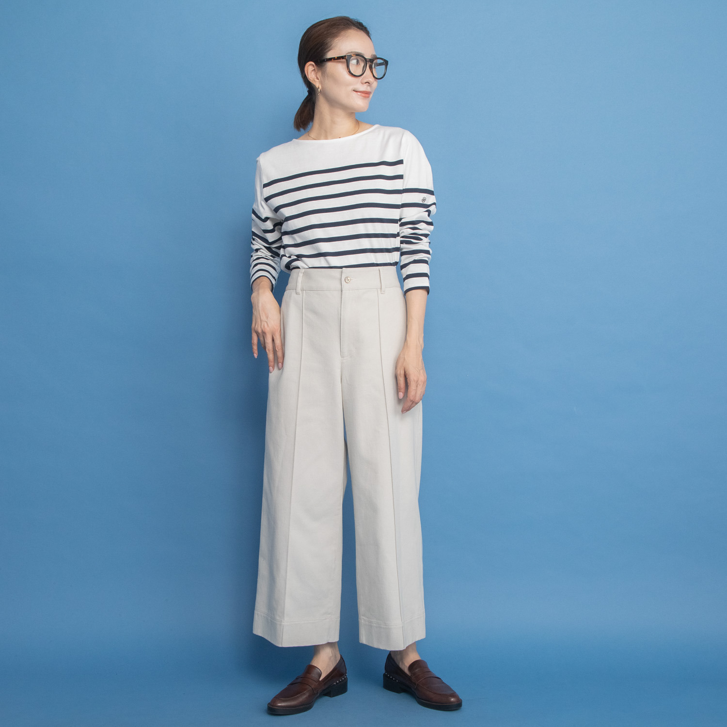 オンザビーバイサマーミー スタイルアップ＆カバー ハンサムに装う 大人のカジュアルパンツ