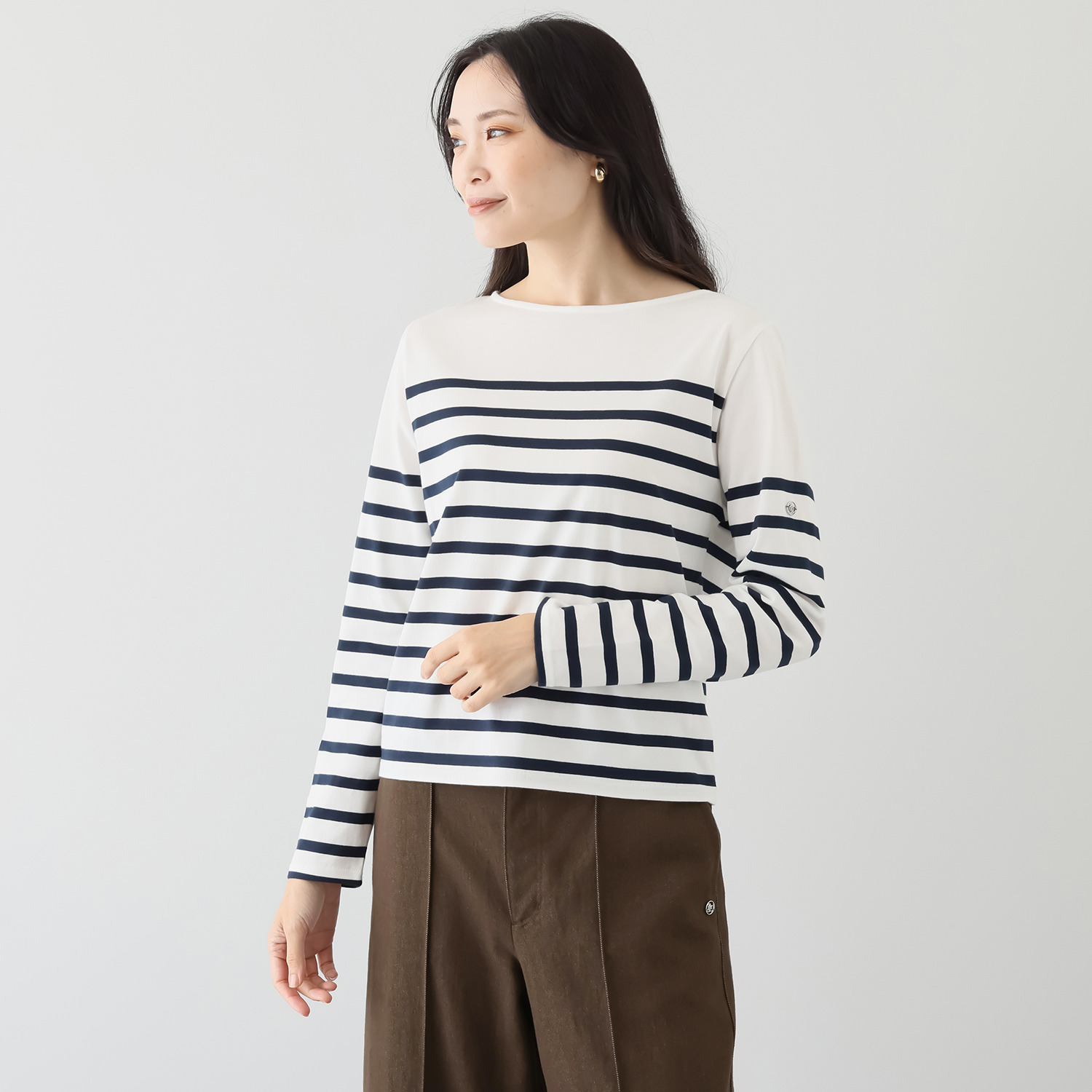 オンザビーバイサマーミー 大人が着てサマになる フレンチスタイル ボーダーＴシャツ