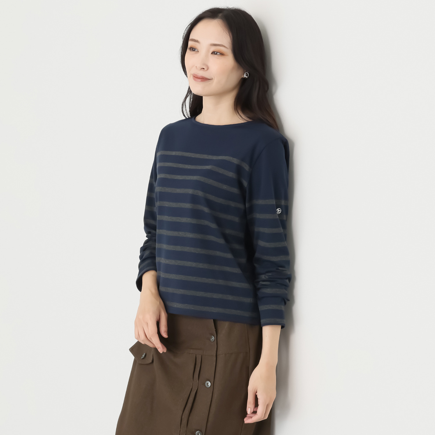 オンザビーバイサマーミー 大人が着てサマになる フレンチスタイル ボーダーＴシャツ