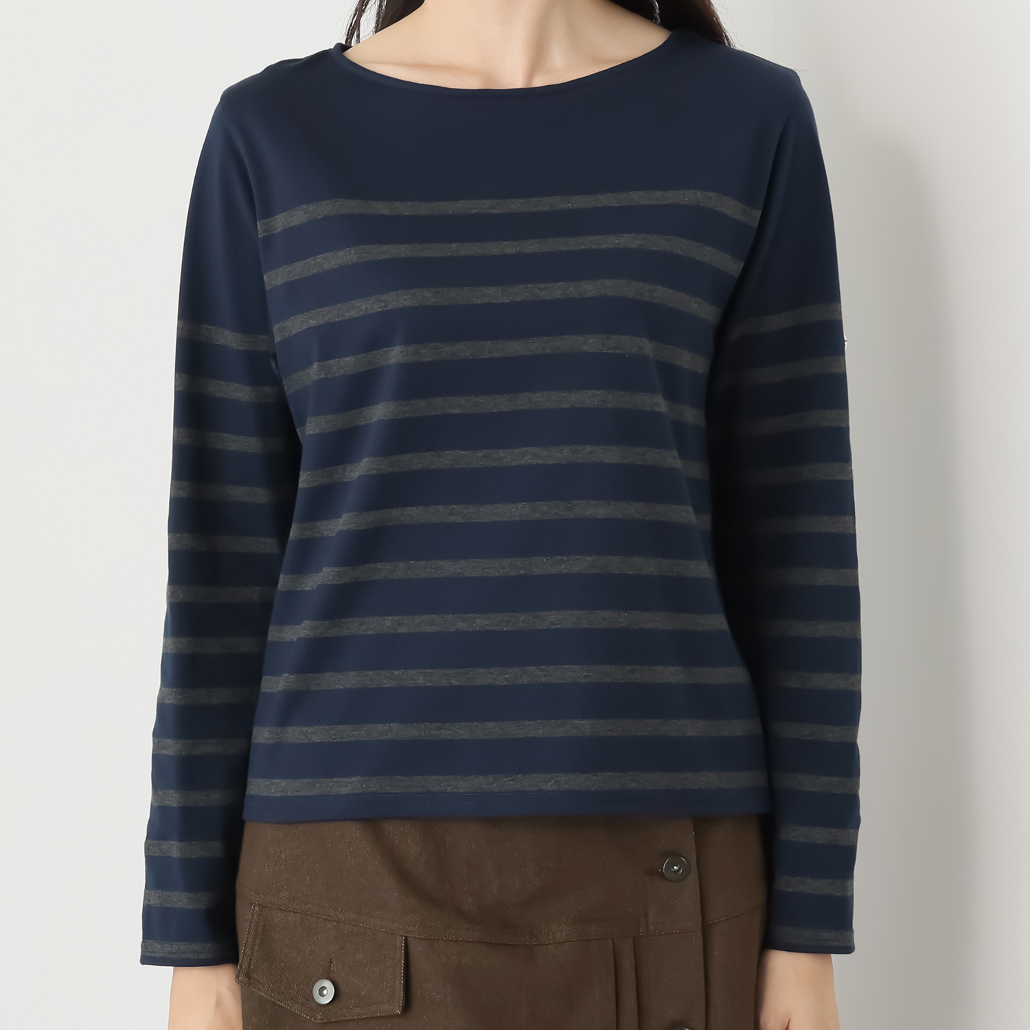 オンザビーバイサマーミー 大人が着てサマになる フレンチスタイル ボーダーＴシャツ