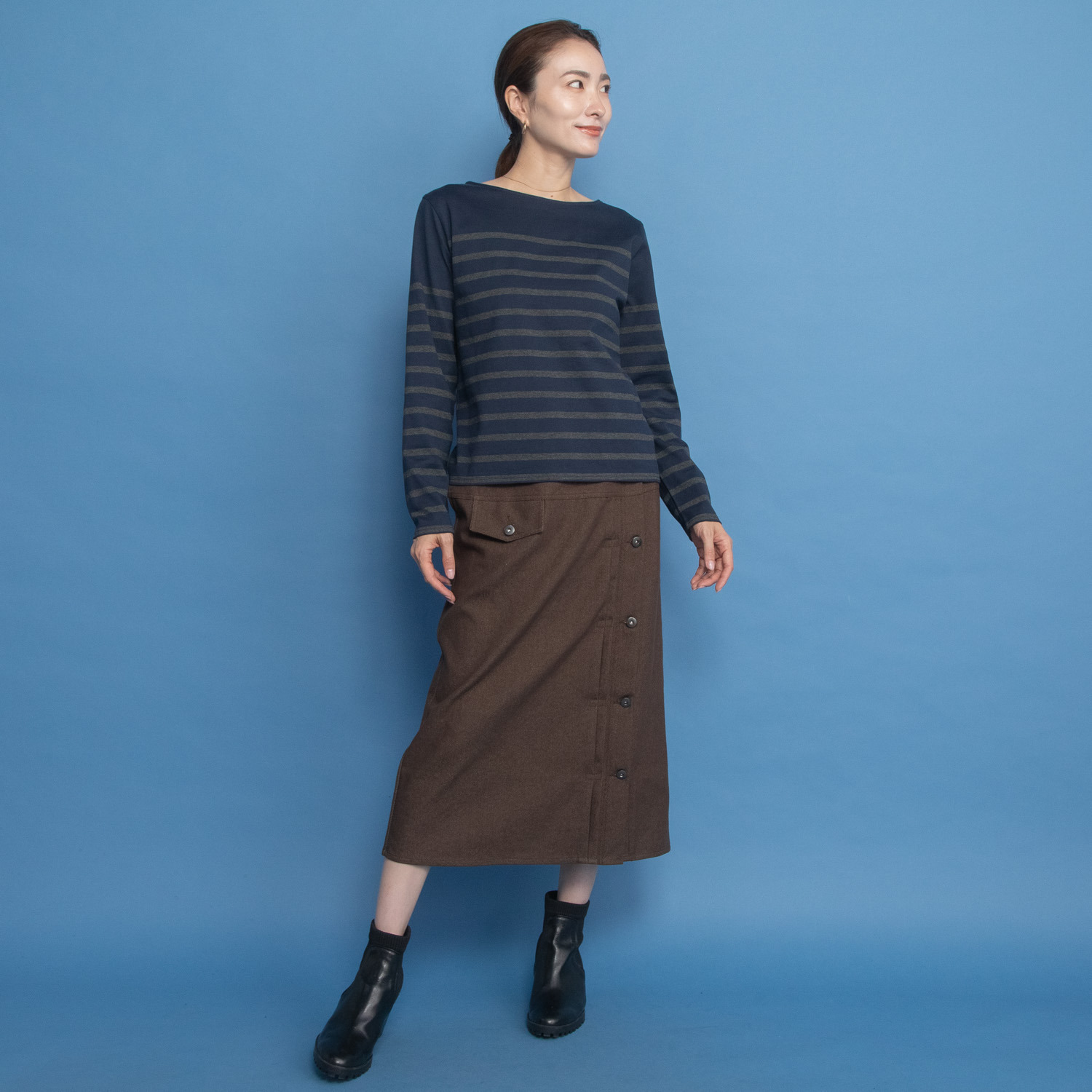 オンザビーバイサマーミー 大人が着てサマになる フレンチスタイル ボーダーＴシャツ