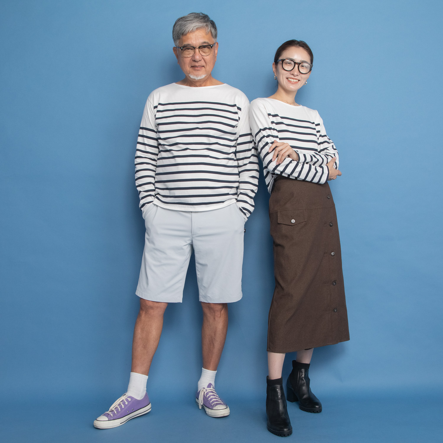 オンザビーバイサマーミー 大人が着てサマになる フレンチスタイル ボーダーＴシャツ