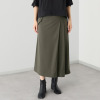 ヨーコモリモト Ｉラインでスタイルアップ アシンメトリーデザイン ロングスカート