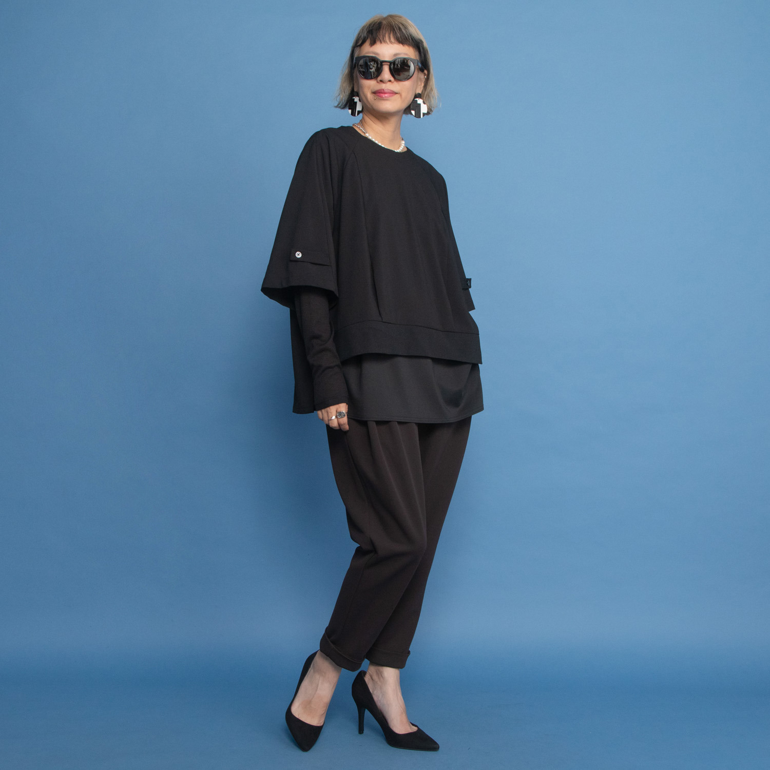 ヨーコモリモト おしゃれと着回しを シーズンレスで楽しむ デザインブラウス