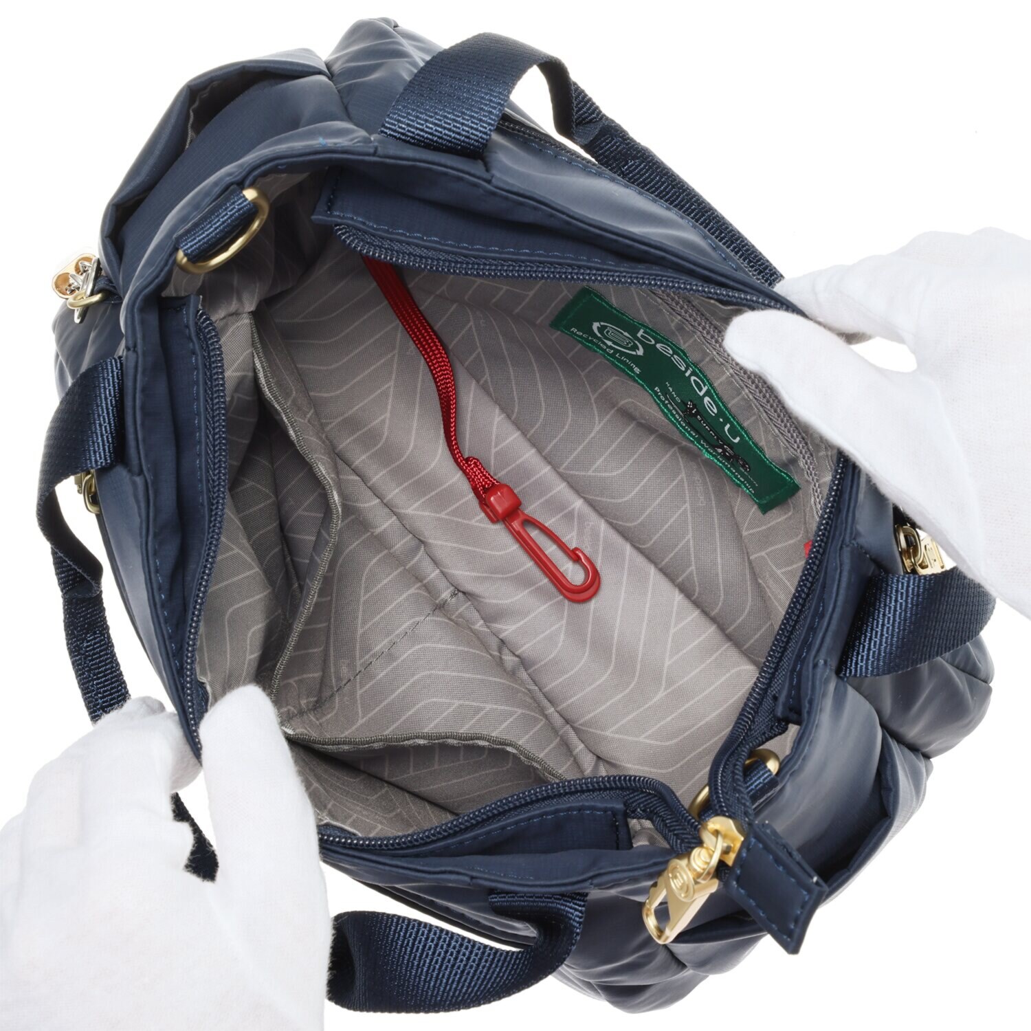 ビサイユ はっ水 “ヌートピア” サッチェル ２ウェイバッグ