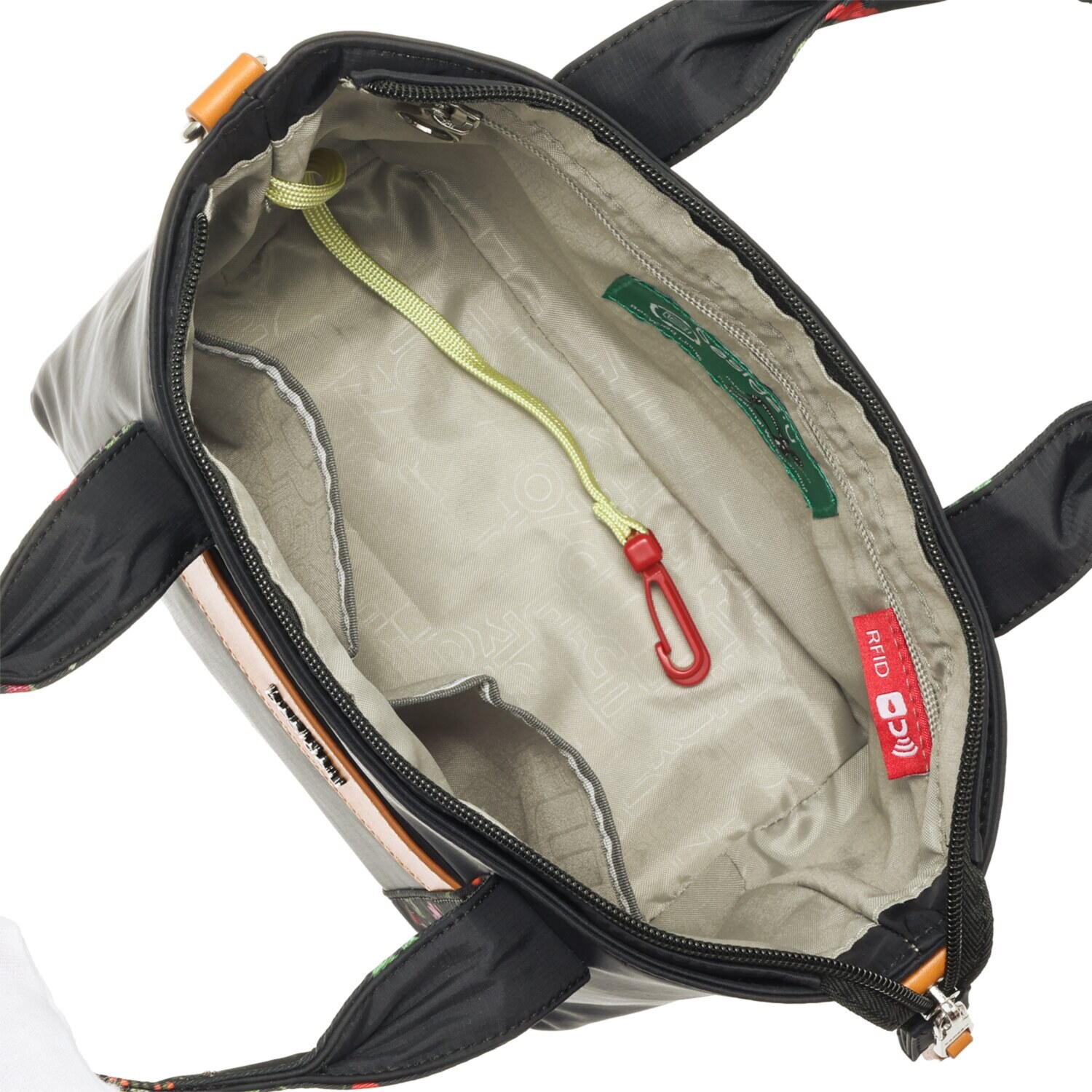 ビサイユ はっ水 “ヌートピア” フラワーアクセント ２ウェイバッグ