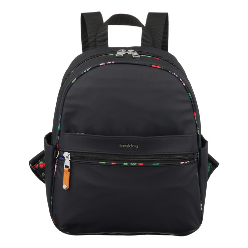 ビサイユ はっ水 "ヌートピア" フラワーアクセント 2ウェイリュック ビサイユ はっ水 "ヌートピア" フラワーアクセント 2ウェイリュック