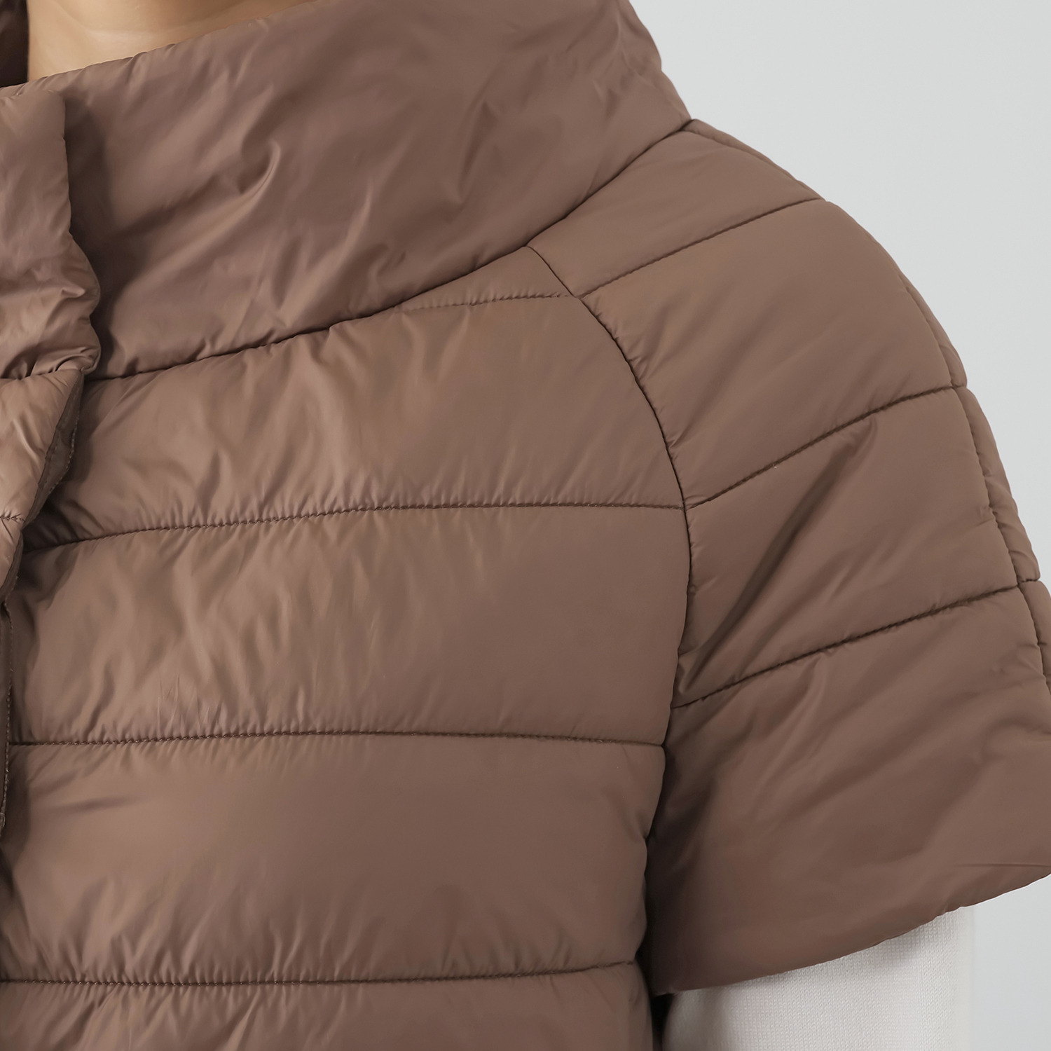 エアリーフェアリー 中綿キルティング ハーフスリーブ ライトジャケット