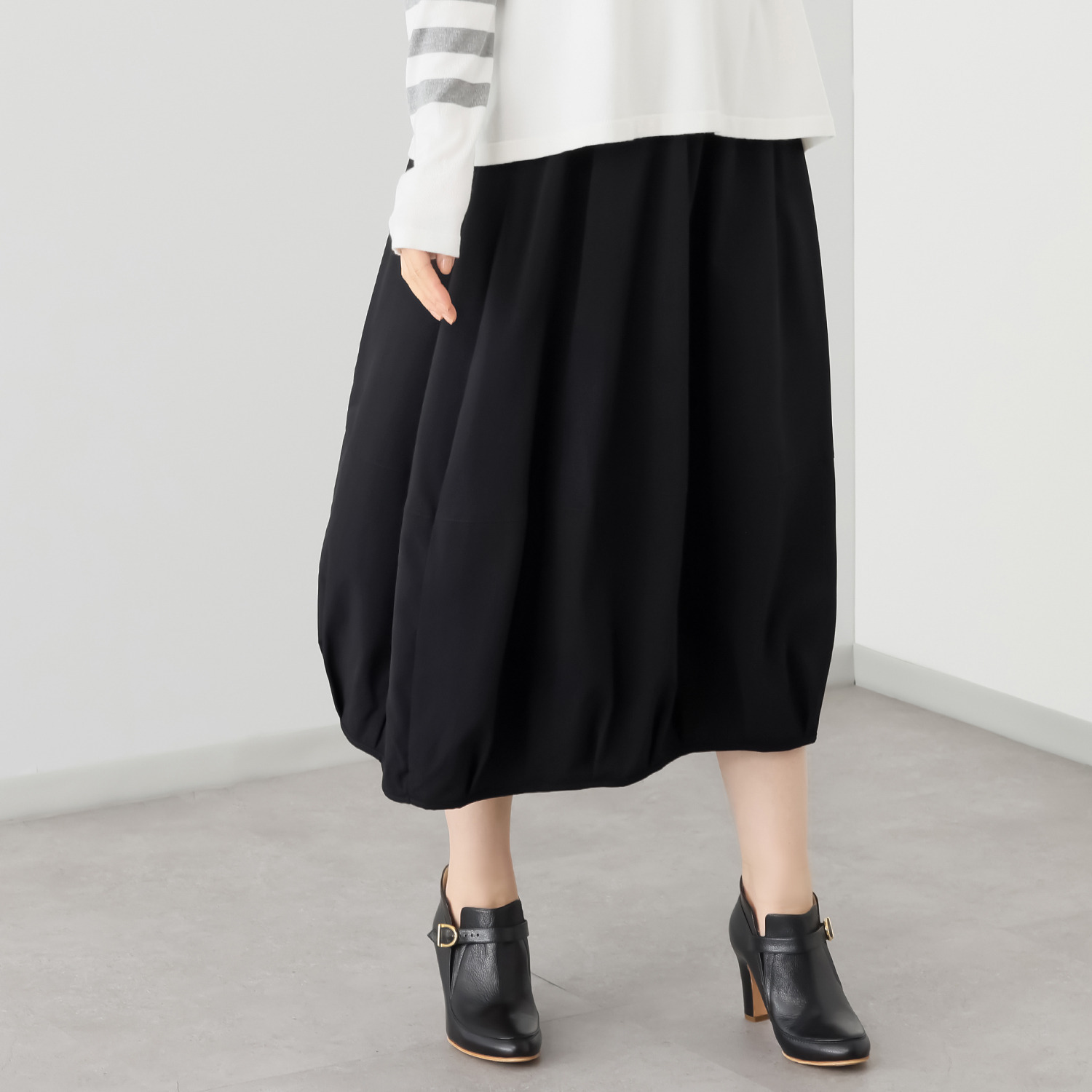 エアリーフェアリー ブーツが似合う コクーンスカート