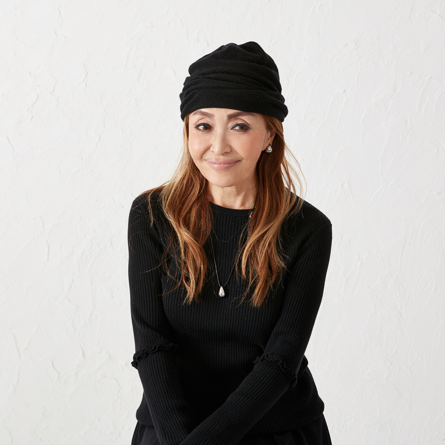 エアリーフェアリー カシミヤ１００％ 帽子にもなる スヌード