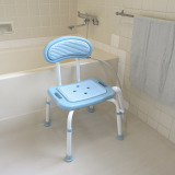 ボタン１つで簡単に 高さ調整可能 コンフォートバスチェア