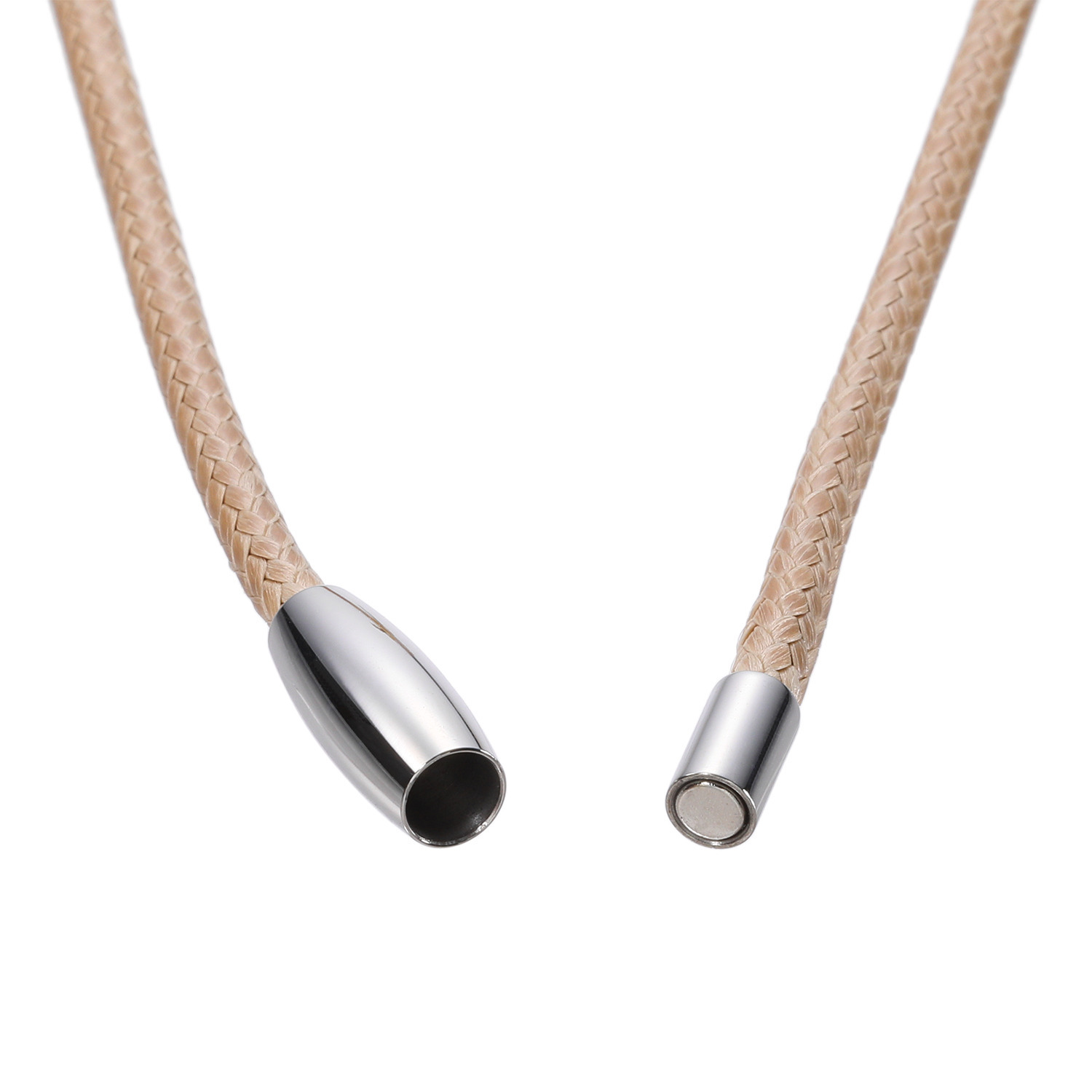 ミル・レーヴ 水牛 アラベスクフラワー 透かし彫り ロングコードペンダント