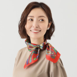 ドンナルマ ペイズリースカーフ