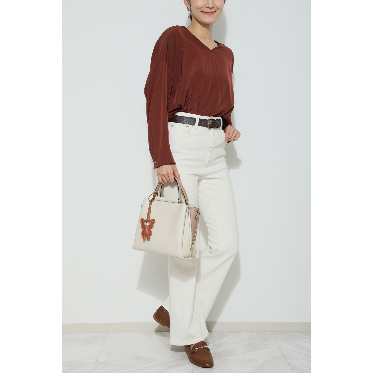 ドンナルマ バッグチャーム ＜キラキラベア＞