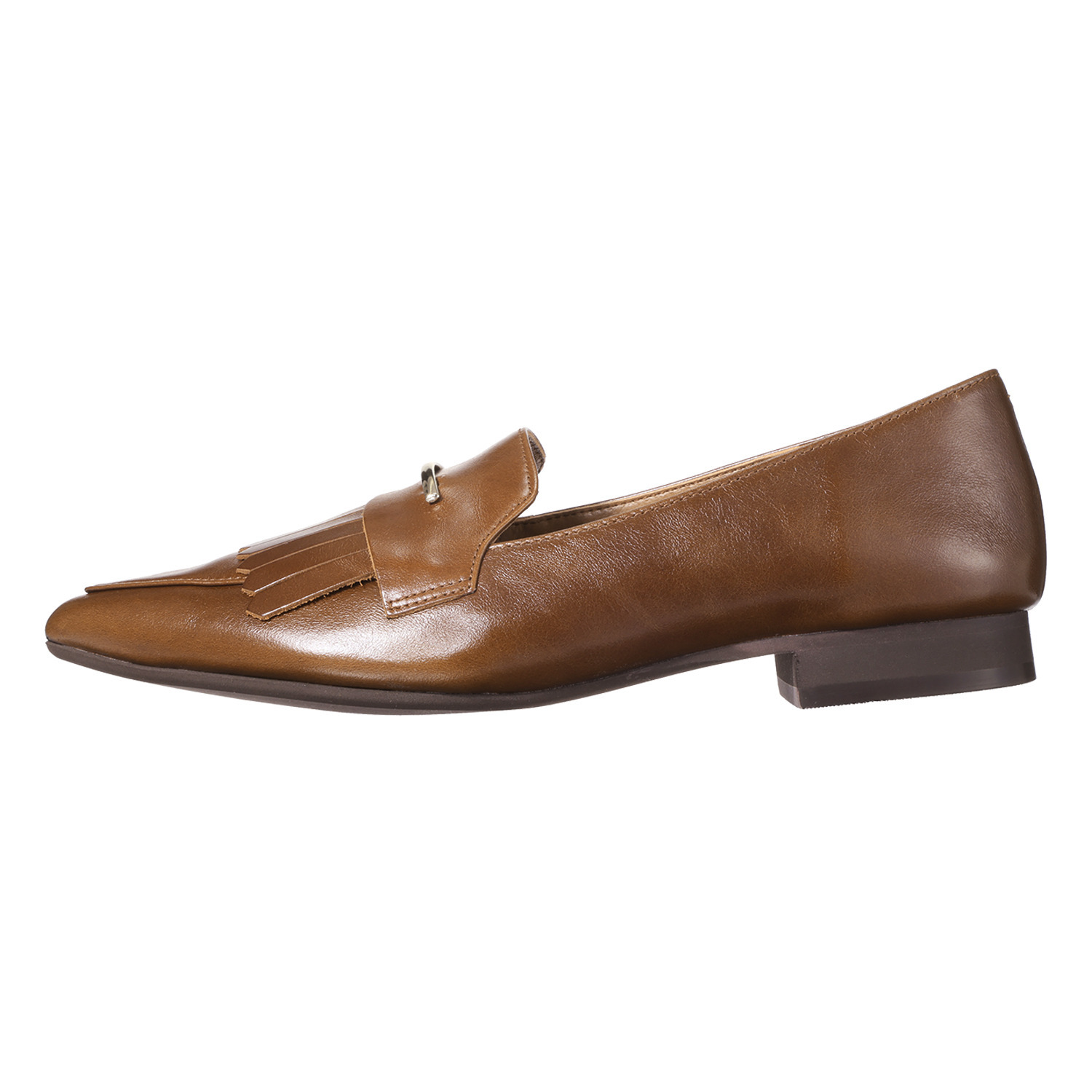 卑弥呼 日本製 牛革 メタルバーアクセント キルトローファー