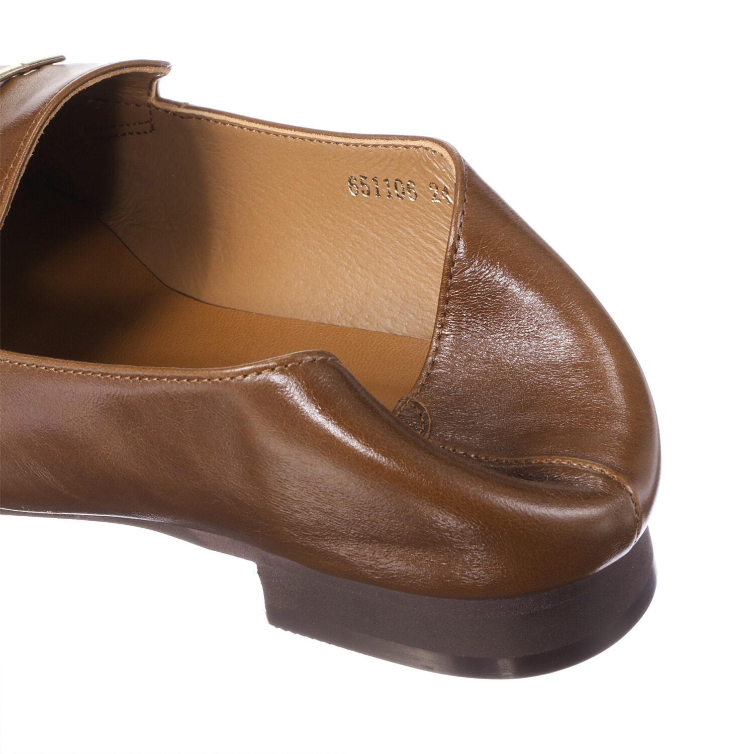 卑弥呼 日本製 牛革 メタルバーアクセント キルトローファー