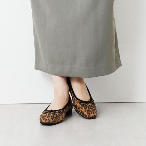 卑弥呼 日本製 レザー バレエパンプス