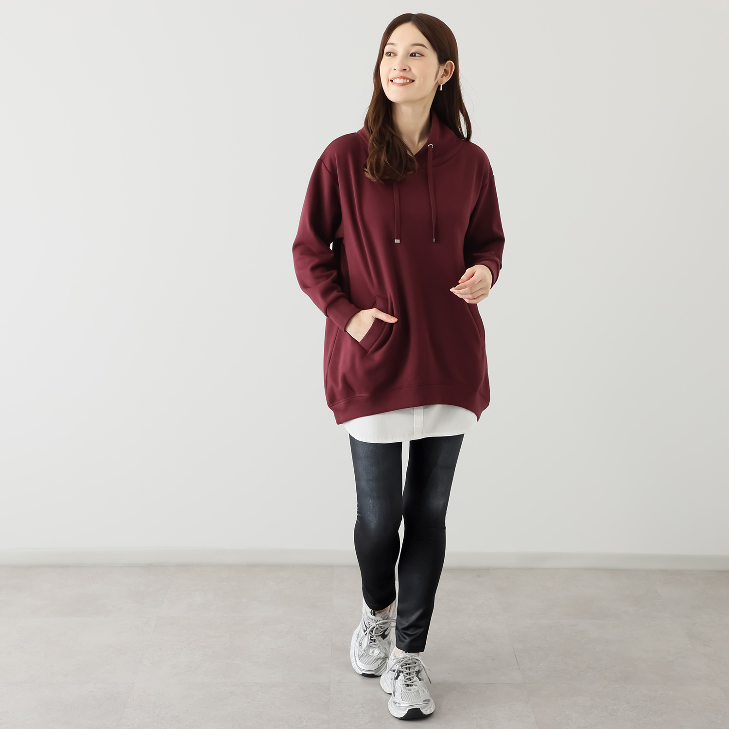 うらぽか ２００デニール 裏起毛 プリントレギンス ２足セット