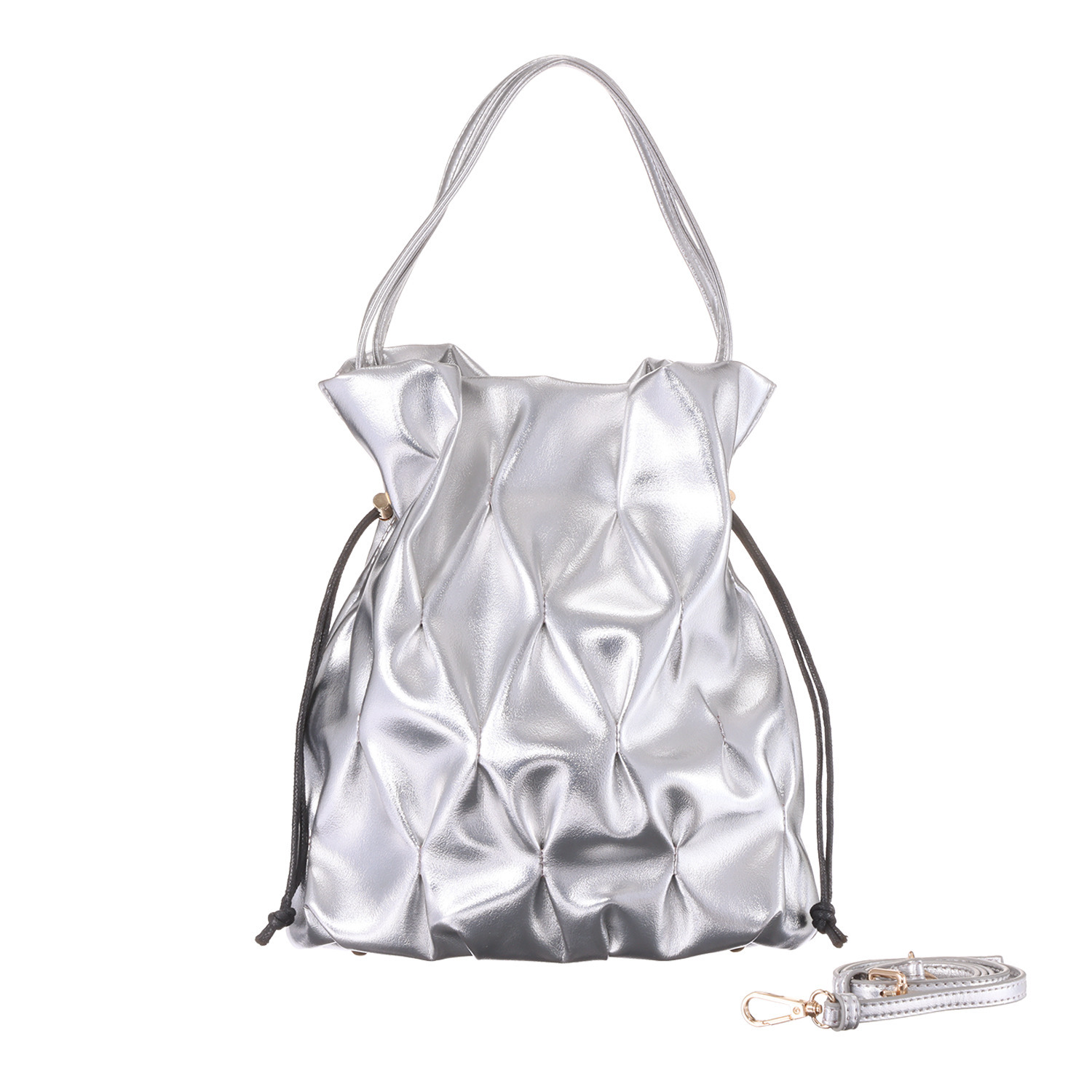 ビースター ダイヤカットシボリ ２ウェイバッグ