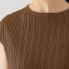アンベロッペ 繊細な艶としなやかさ 上質アセテートブレンド プレミアムニット ノースリーブプルオーバー