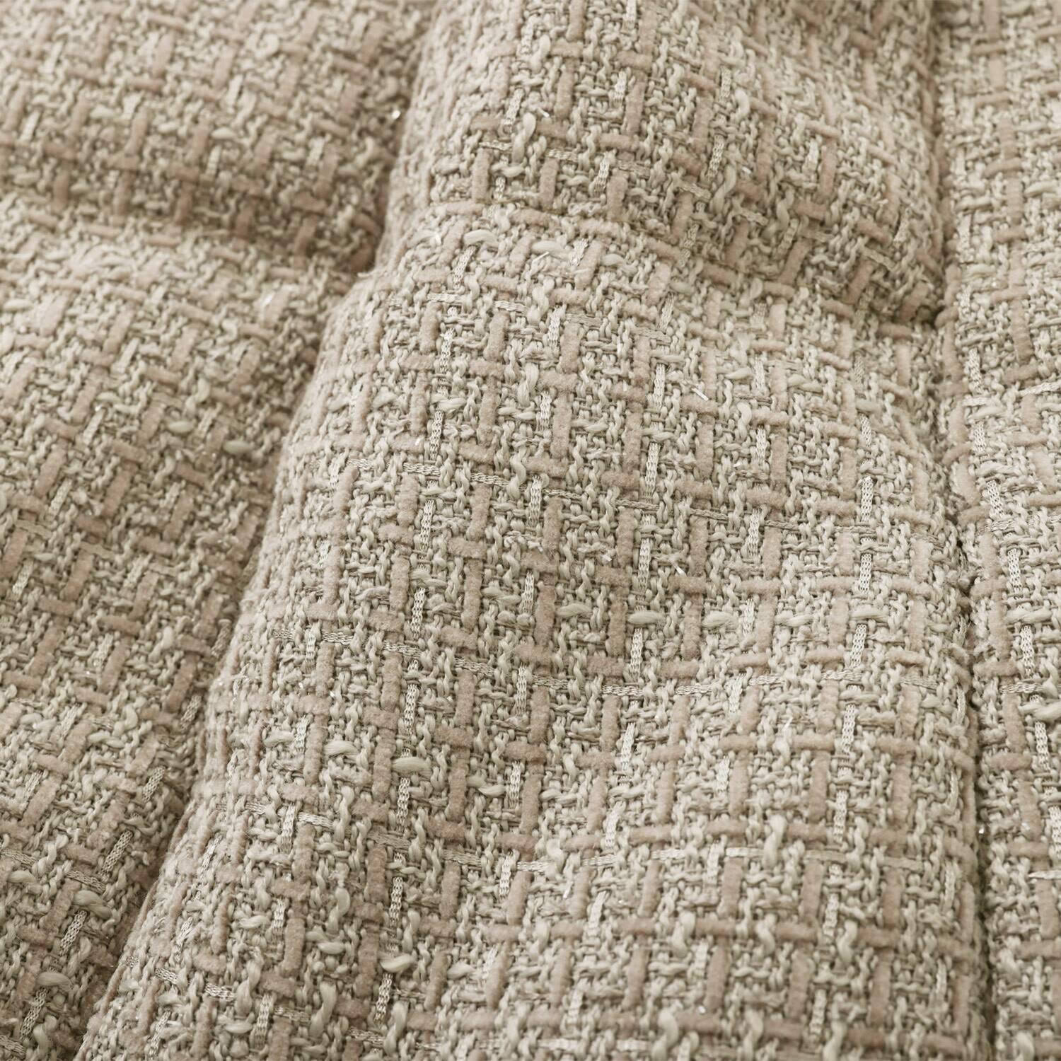 メゾン馬里邑 ツイード リバーシブル 中綿ジャケット