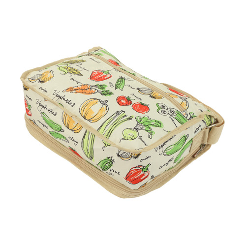 ラルジュ マチ広がる！ ベジタブルモード 多ポケット ショルダーバッグ