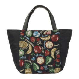 ラルジュ フルーツジャガード トートバッグ