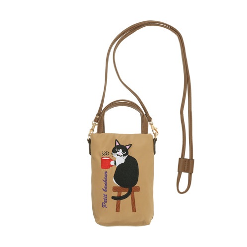 ラルジュ 刺しゅう スマホショルダーバッグ